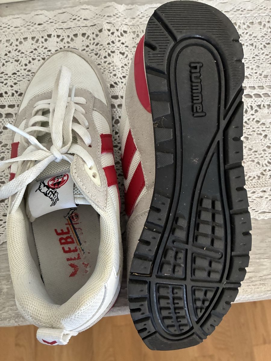 Hummel Scarpe da uomo: Sneakers Hummel weiss/rot Grösse 41 – Usato da Zürich venduto da Msirco