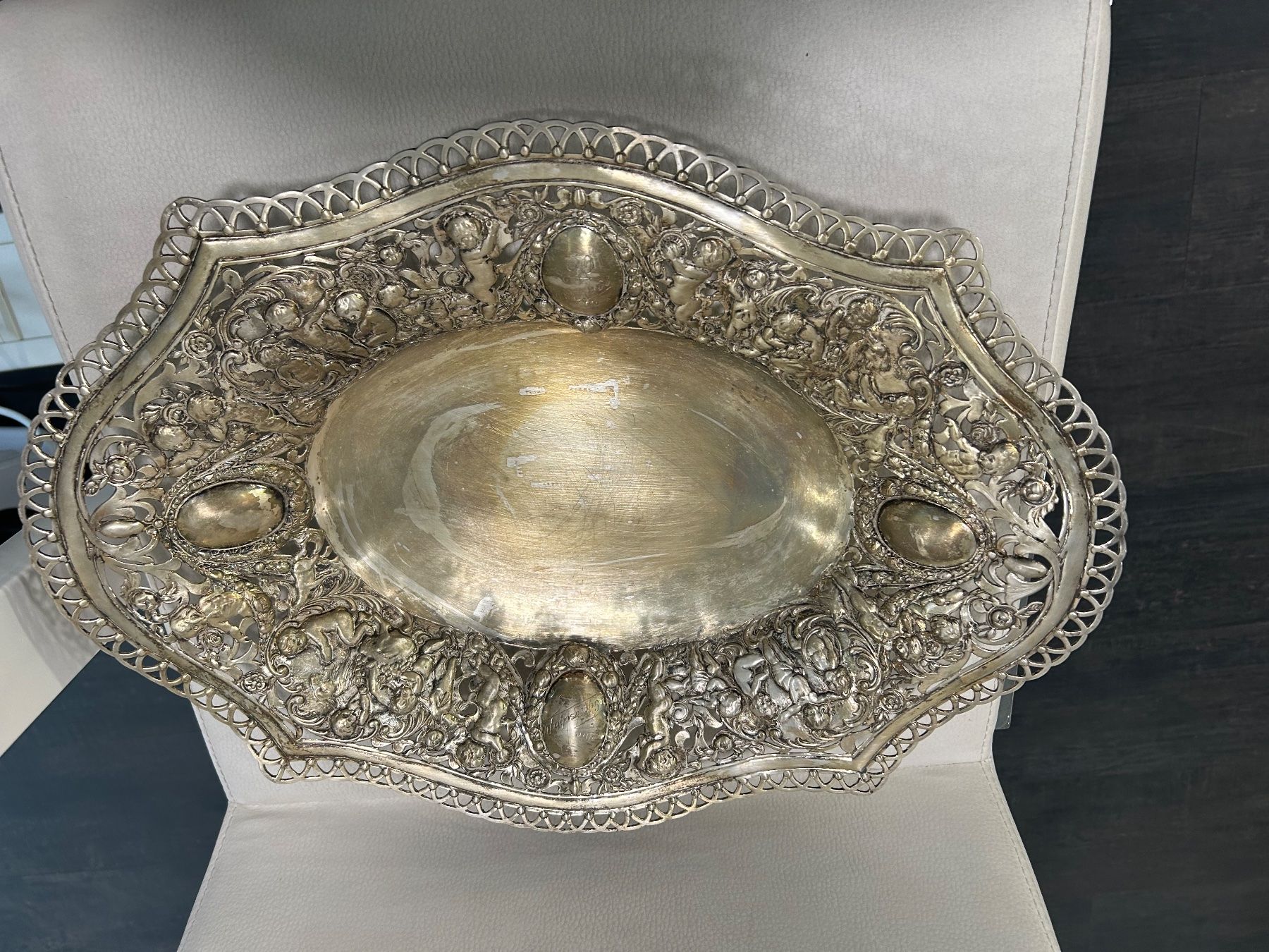 Teller: 800 er Teller silber – Gebraucht aus herisau von hb_gold 3