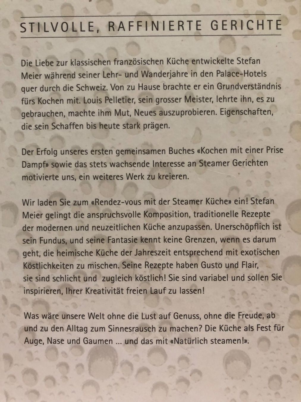 Libri: Natürlich steamen - Stefan Meier – Usato da Pfäffikon ZH venduto da Wacardo 1