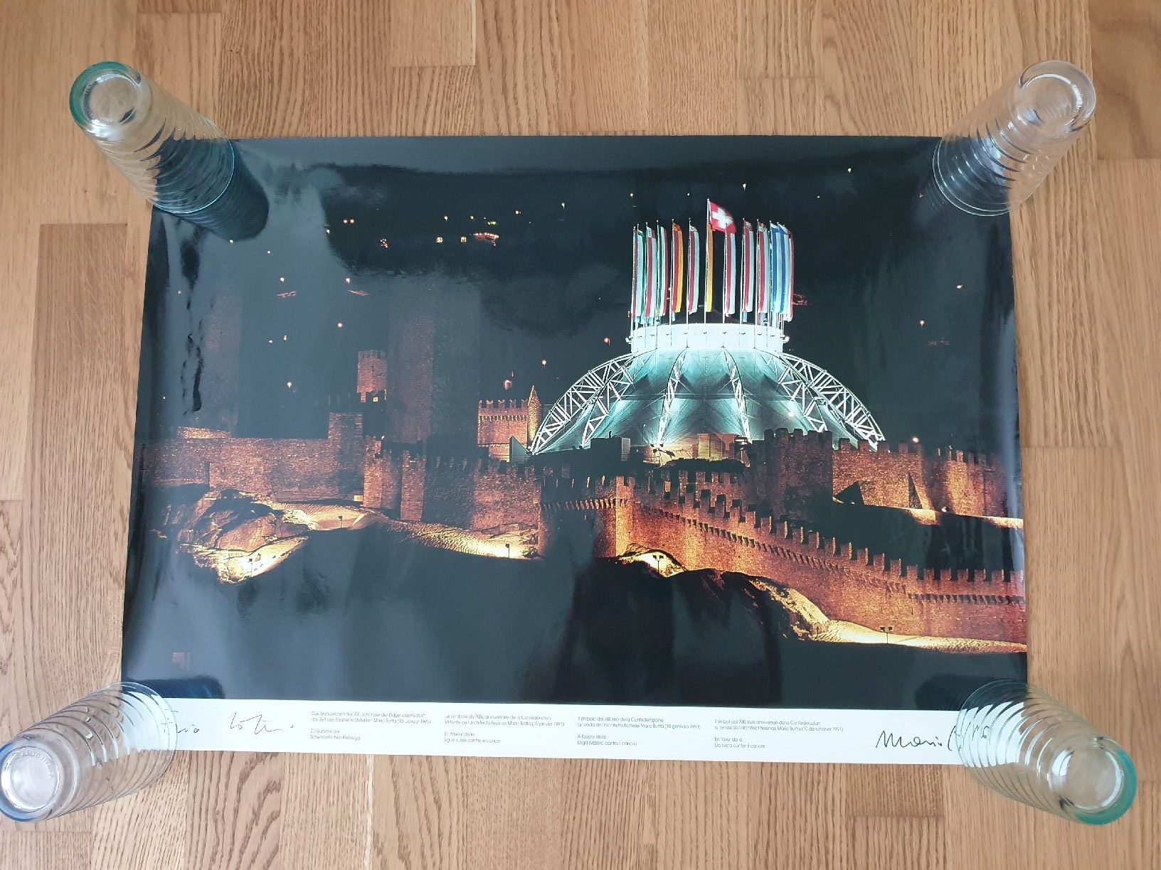 Poster & Bilder: Mario Botta / 700 Jahre Eidgenossenschaft SIGNIERT – Neu (gemäss Beschreibung) aus Zumikon von chri75