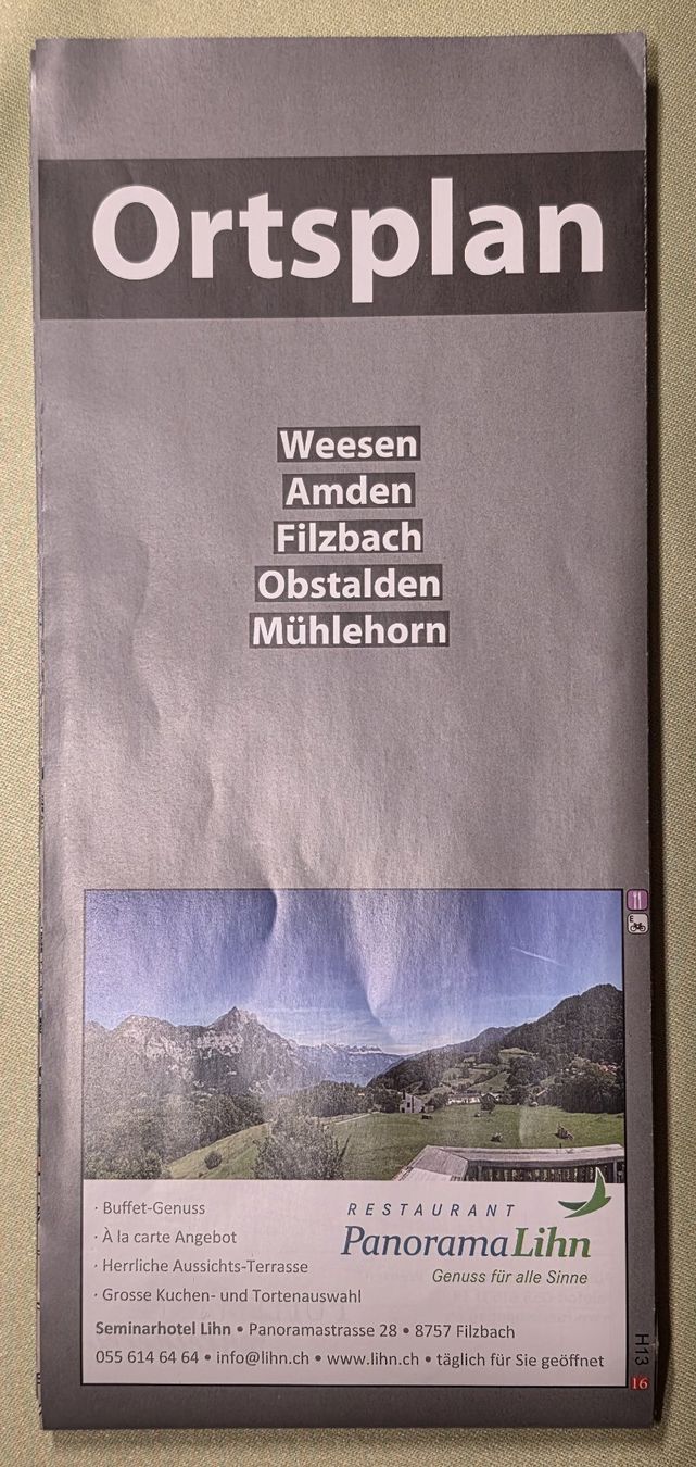 Cartine & Atlanti: Wanderkarten Glarnerland – Usato da Filzbach venduto da Cschufi 2