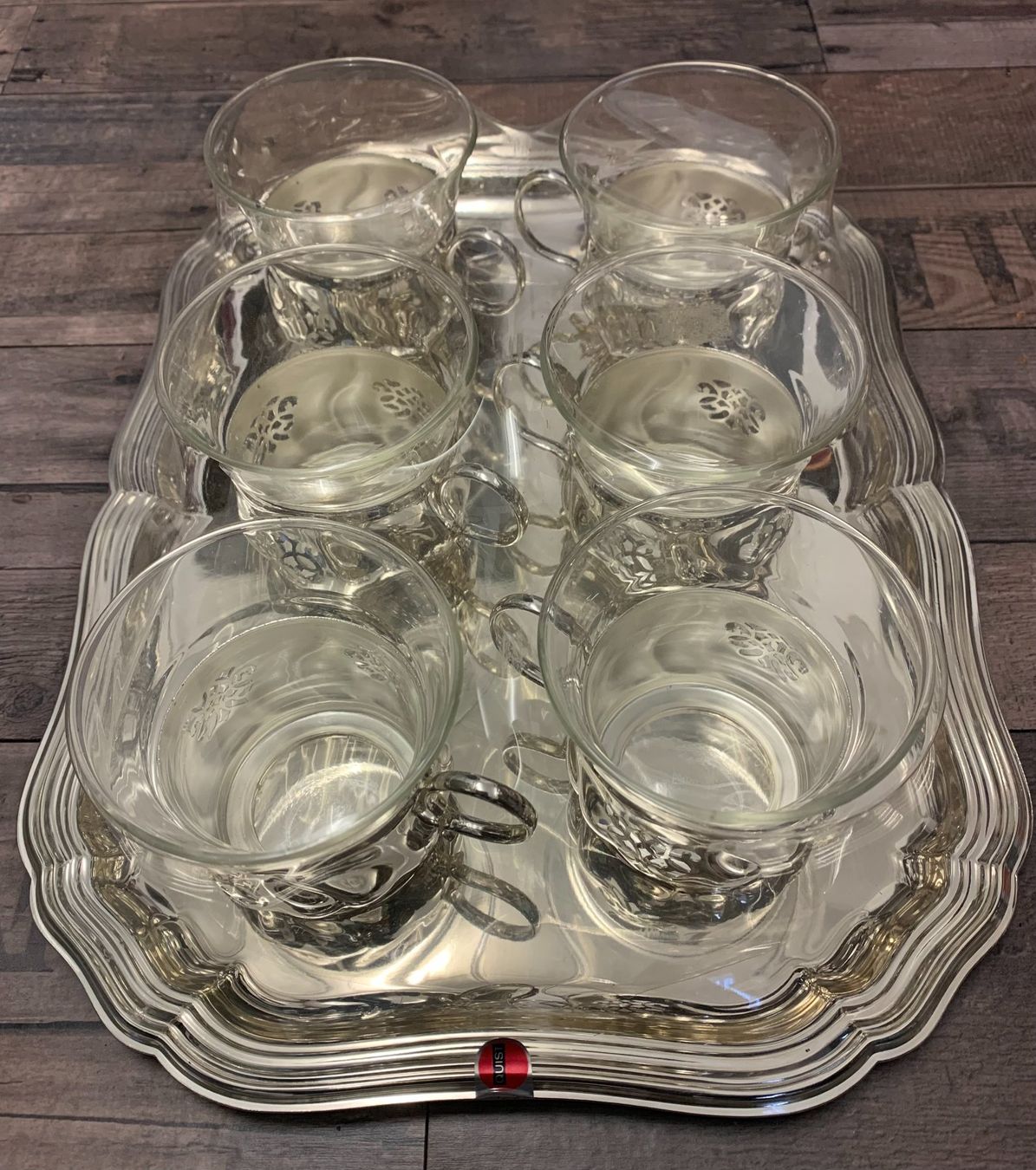 Set di piatti: Teeservice versilbert von QUIST – Nuovo e nell'imballaggio originale da Gundetswil venduto da Egro100