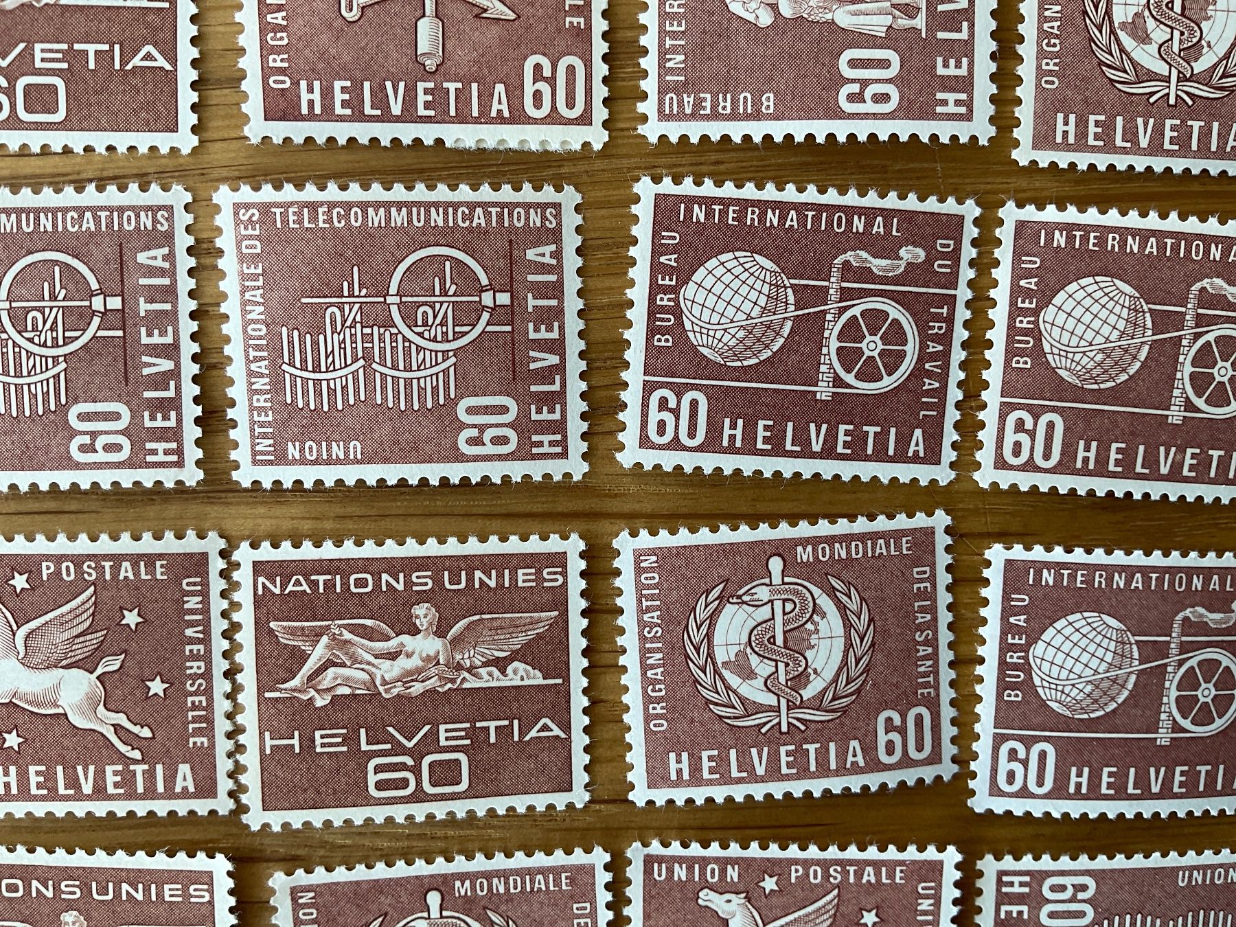 Tutti i francobolli: 60Fr Ämter Frankaturware ungestempelt postfrisch Sammlung – Nuovo (secondo la descrizione) da Wil SG venduto da Chefsugus 5