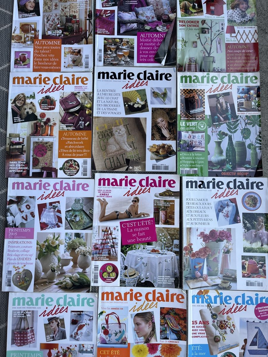 Riviste & Magazine: marie claire idées Hefte ab 2003 – Usato da Rorschacherberg venduto da Artmaru
