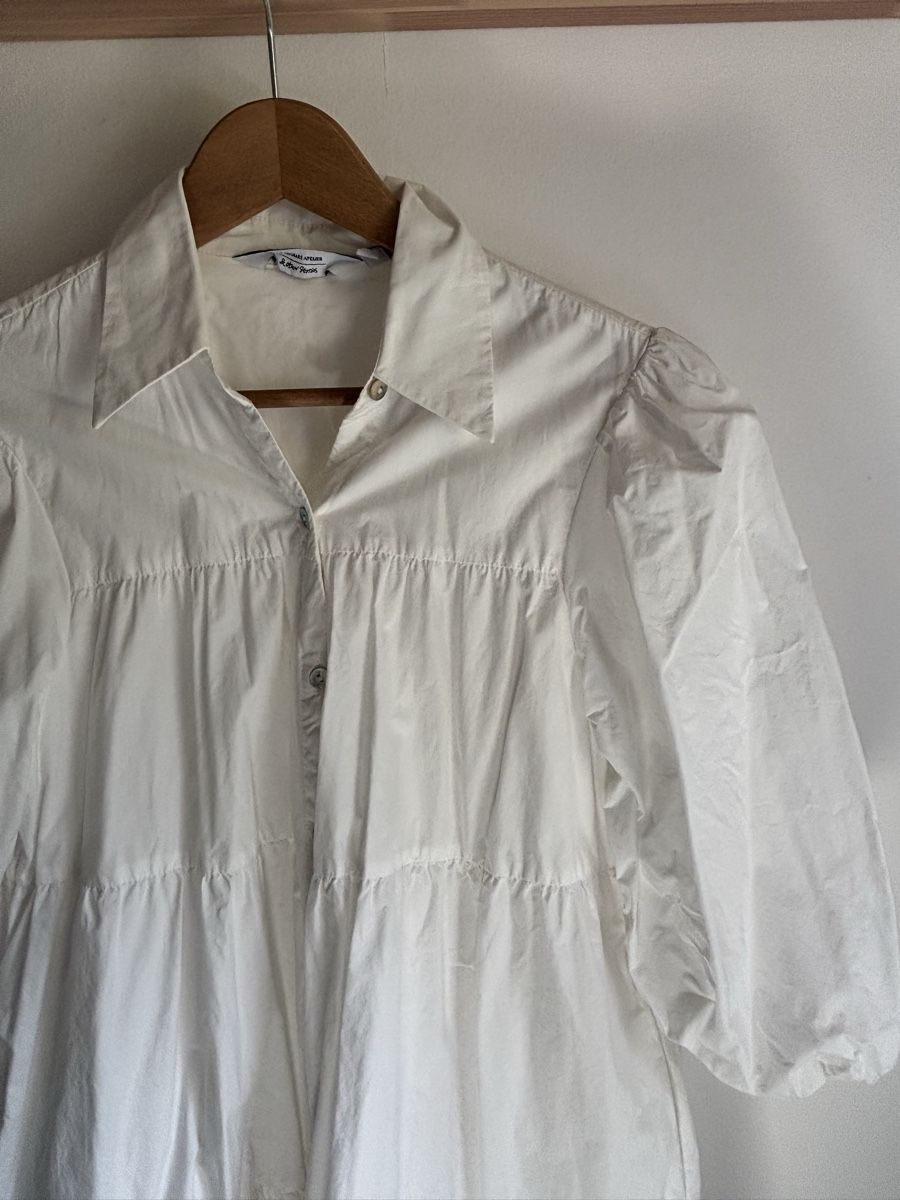 Other Stories Vestiti: Oversized white buttoned dress S – Nuovo (secondo la descrizione) da Villard-sur-Chamby venduto da kamila_1024 1