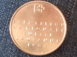 Medaille Expo Nationale Lausanne 1964 Silber