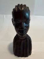 Afrikanische Holzskulptur – handgeschnitzt, dunkles Hartholz