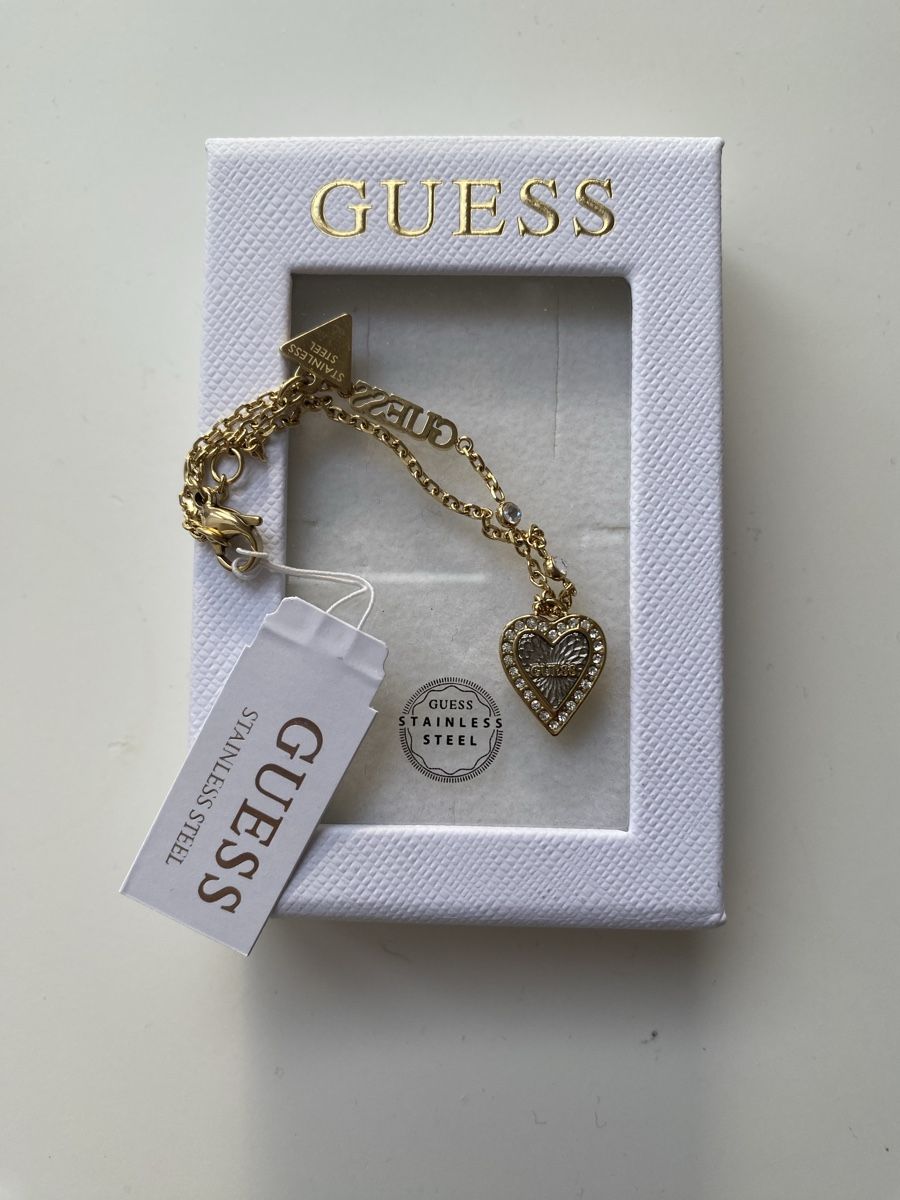 Guess Bracciali & Braccialetti: Guess Goldene Herz Armkette – Nuovo e nell'imballaggio originale da Givisiez venduto da dor_xb9k 3