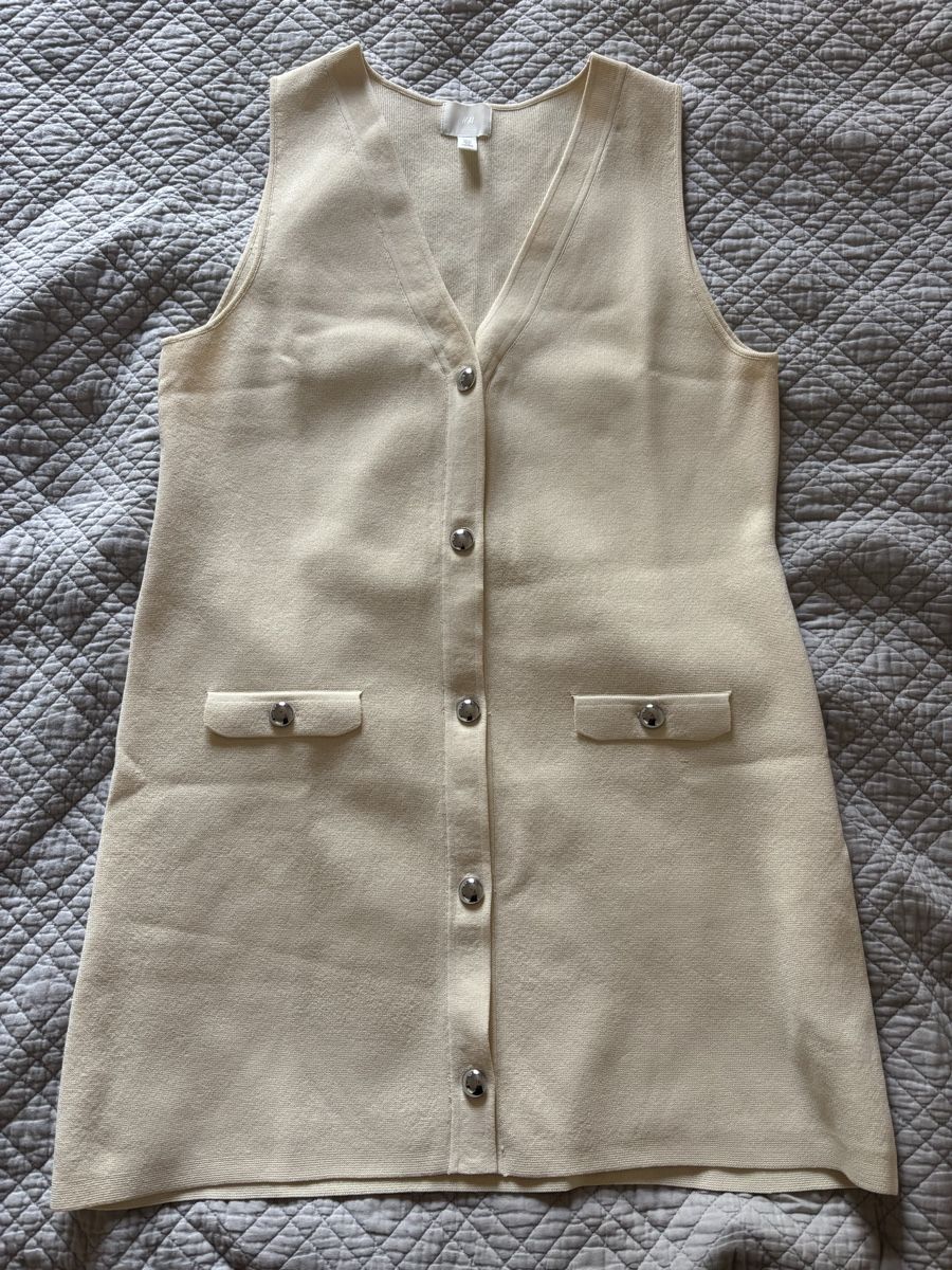 H&M Kleider: Robe sans manches jaune – Neu (gemäss Beschreibung) aus Lausanne von shabnam.t