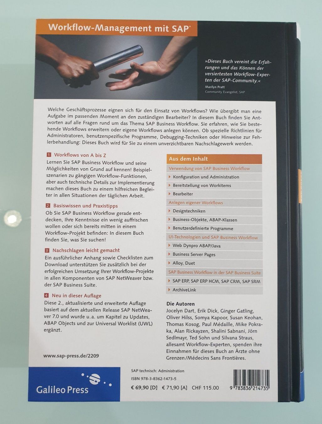 Libri: Buch Workflow Management mit SAP – Nuovo (secondo la descrizione) da Oetwil an der Limmat venduto da dhantal 2