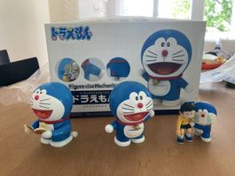 Vintage Doraemon Bandai 3 figuren 