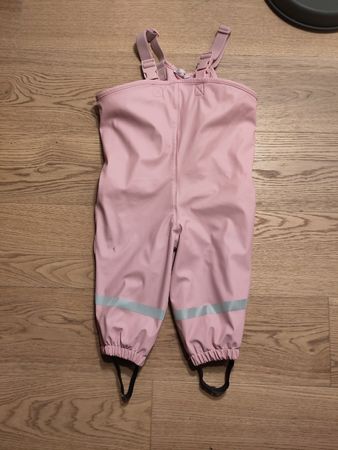 gefütterte Regenhose/Matschhose, rosa, Migros, Gr. 86/92