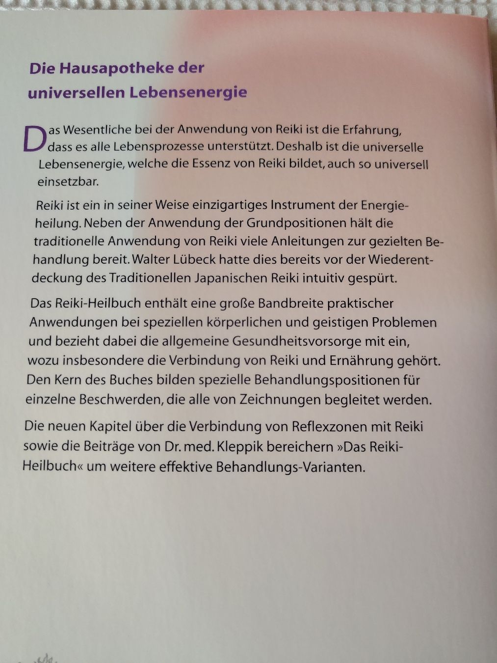 Libri: Reiki Buch von Walter Lübeck – Usato da Luzern venduto da Farfalina8 1