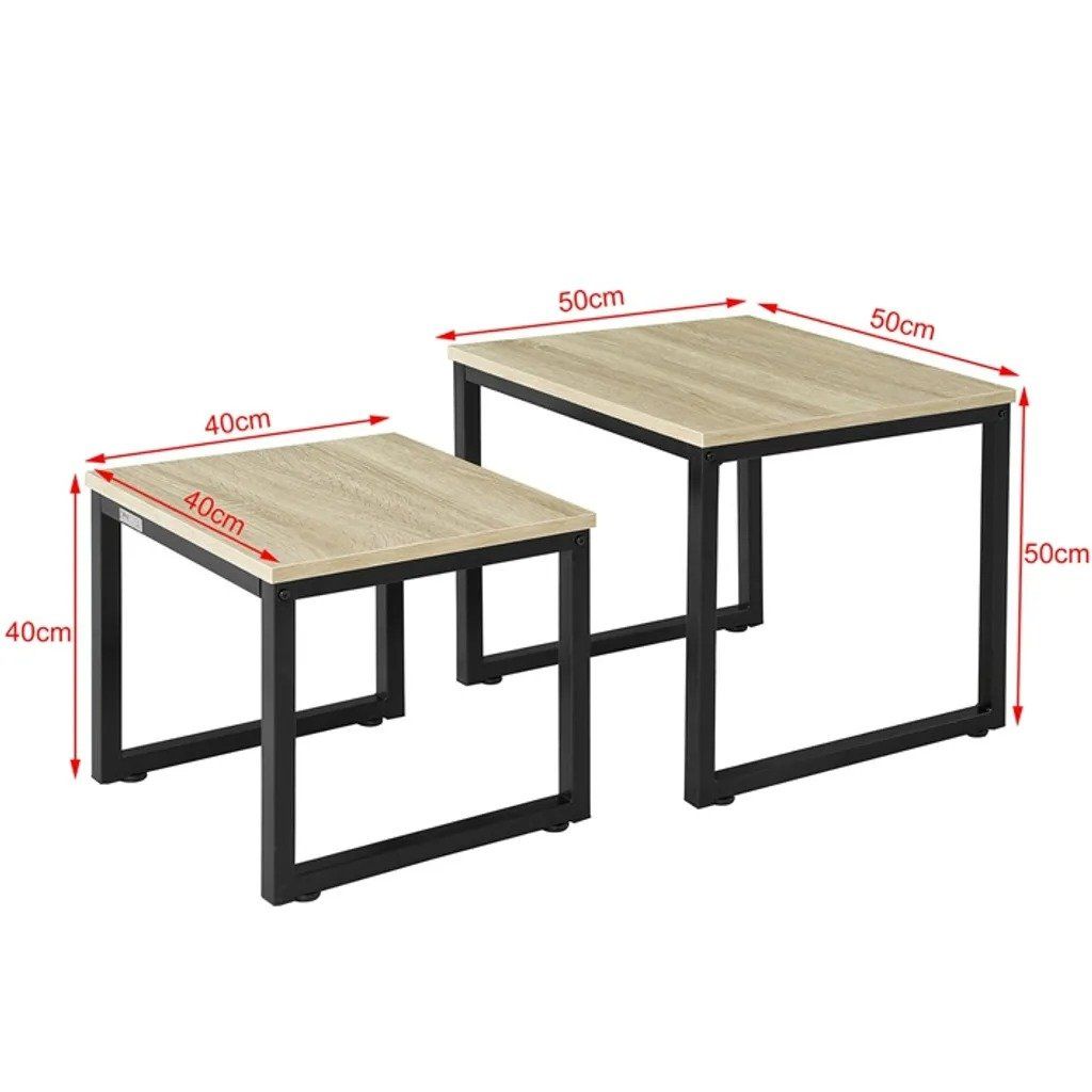 Tische: 2er Set Couchtisch, Satztisch, Sofatisch, Kaffeetisch – Neu und originalverpackt aus Winterthur von aredo 3