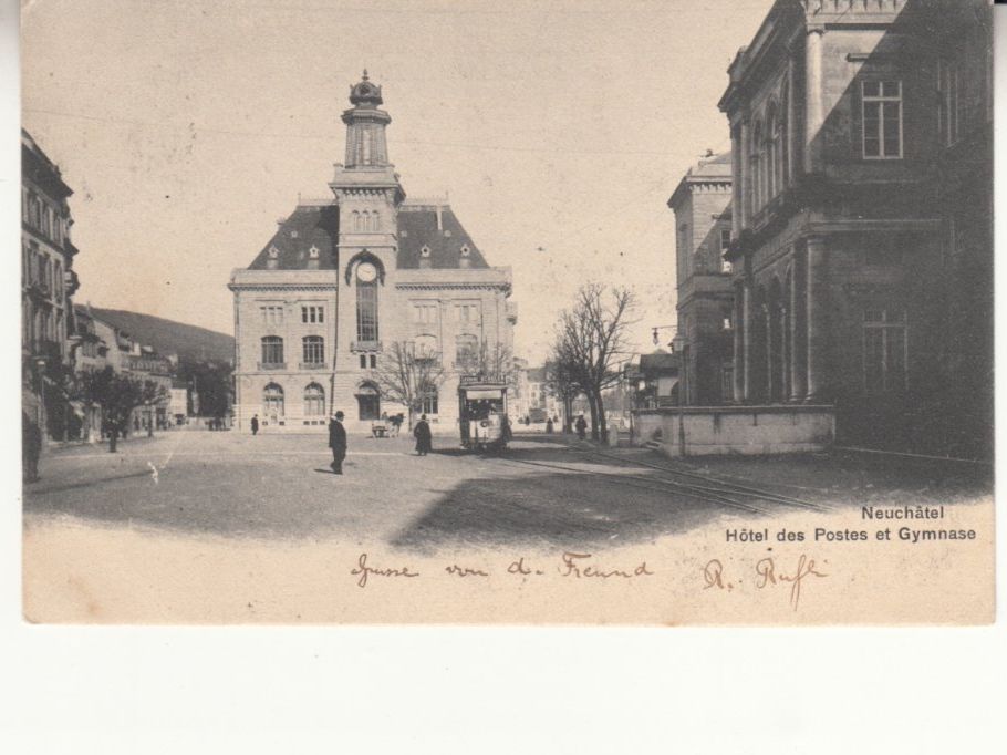 Cartoline postali: Neuchâtel 1905 – Usato da Bürglen TG venduto da StampGraf