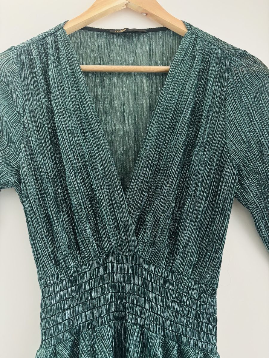 Maje Kleider: Robe Maje vert taille 36 comme neuve – Gebraucht aus Châbles FR von Chanao 1