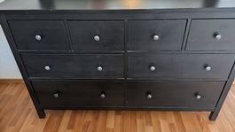 Kommode HEMNES mit 8 Schubladen braun