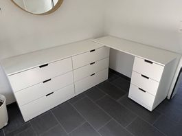 IKEA NORDLI Eck-Kombination  weiss  wie neu