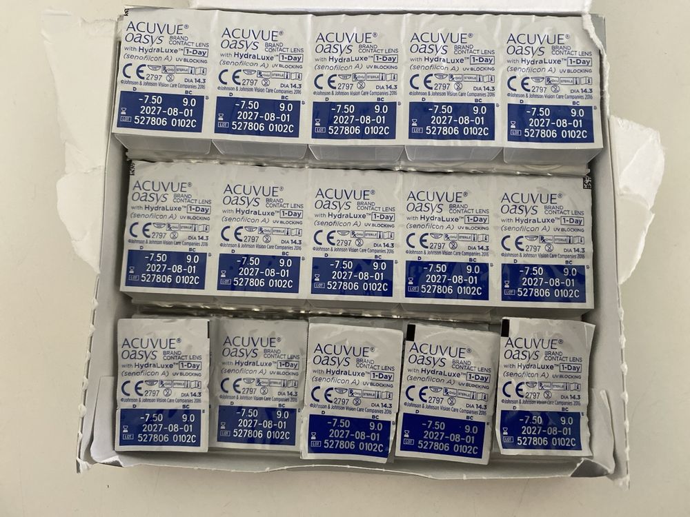 Tageslinsen Acuvue Oasys HydraLuxe -7.50 | Kaufen auf Ricardo