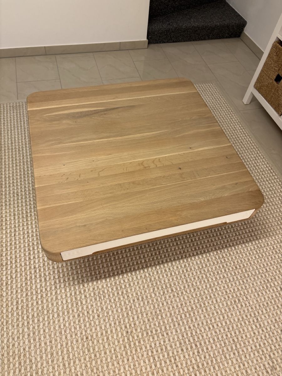Tables: Couchtisch massive Eiche mit Schublade rechteckig – D'occasion à Jona par Ilprezzo 1