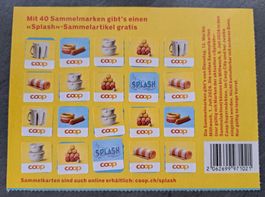 Coop "SPLASH" - 1 volle Karte (40 Marken)