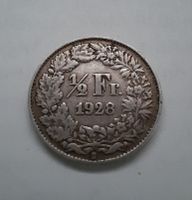 1/2 Franken Silber 1928
