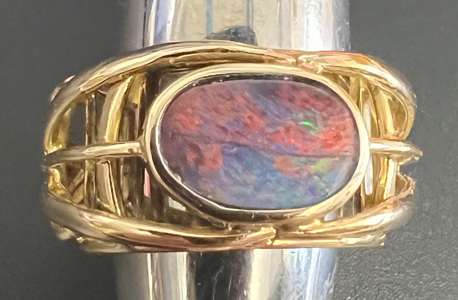 Ringe: Sehr schöner Opal Ring Gold 18kt – Gebraucht aus Roggliswil von wipix 1