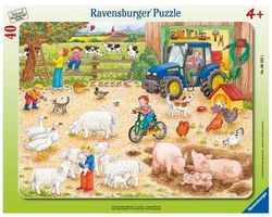 Rahmenpuzzle 40 Teile auf dem Bauernhof