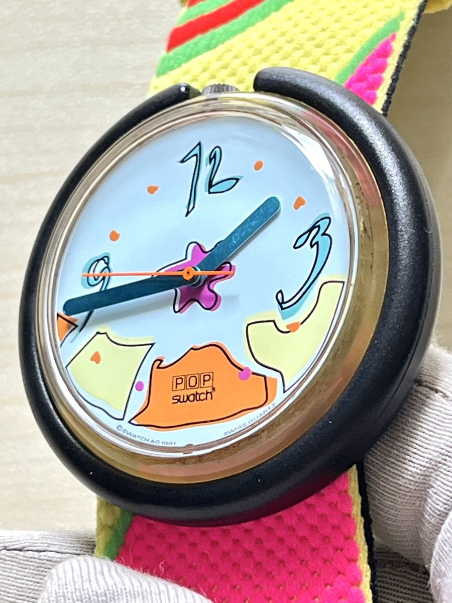 Swatch Orologi: Swatch POP Uhr mit buntem Armband gebraucht – Usato da Grenchen venduto da chththl 3