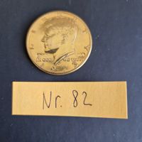 Münze halber Dollar 1973