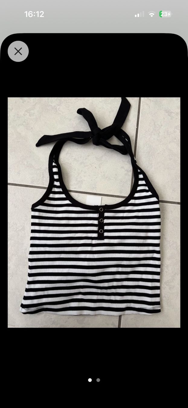 Tops: Frankie Bikini Top, gestreift – Gebraucht aus Zürich von millaiana