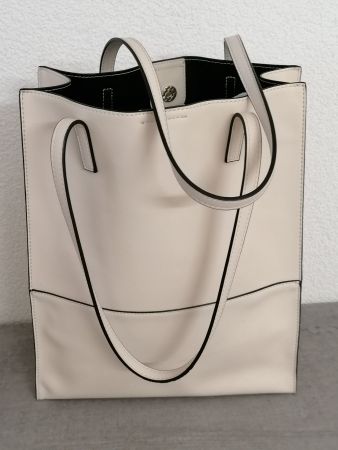 Damen Shopper beige von Seidenfelt Manufaktur