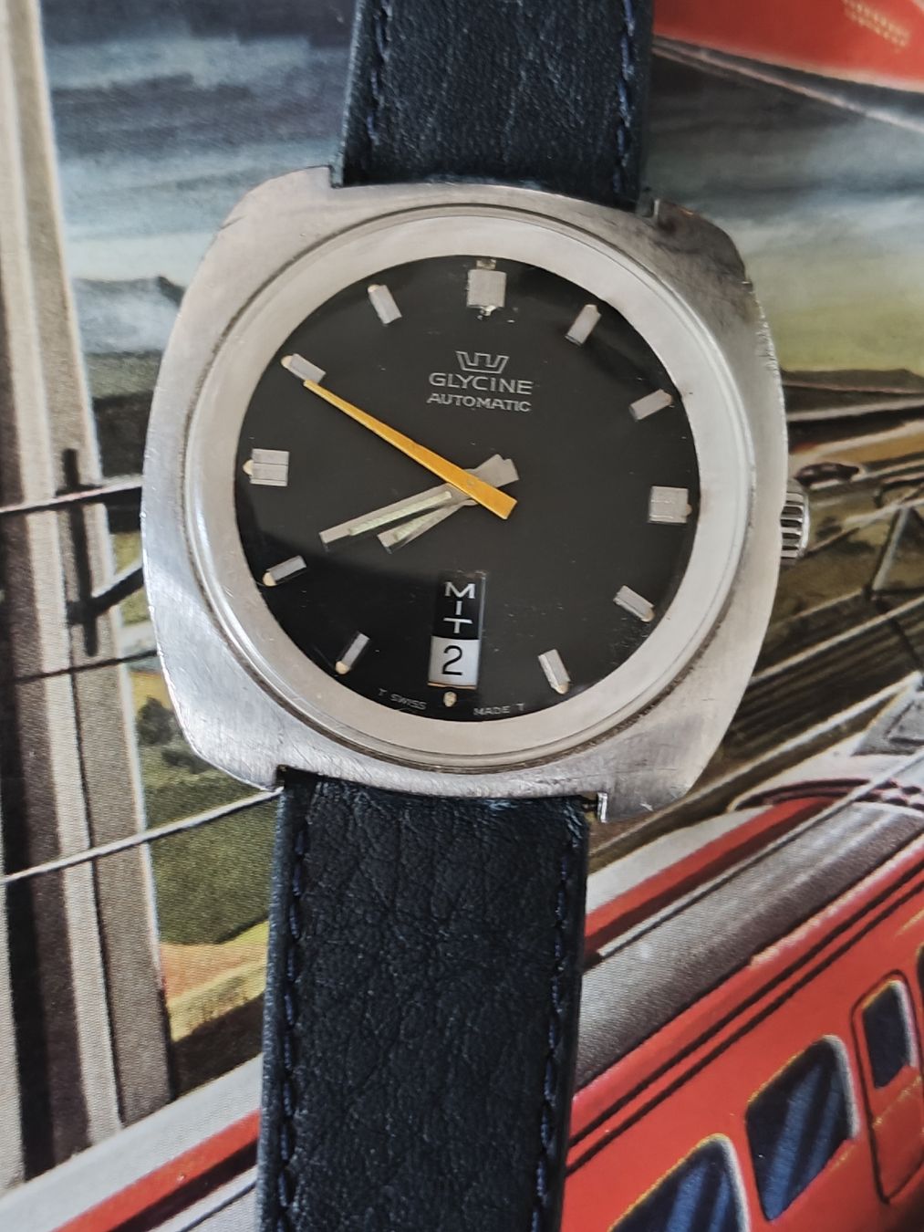 Glycine Orologi: Glycine Compressor Automatic Day Date Vintage 38mm – Usato da Bern venduto da Churchfield 2