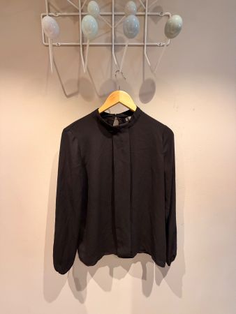 KIOMI Bluse Schwarz Langarm Grösse S