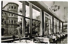 AK Trier, Blick aus dem Hotel Porta Nigra