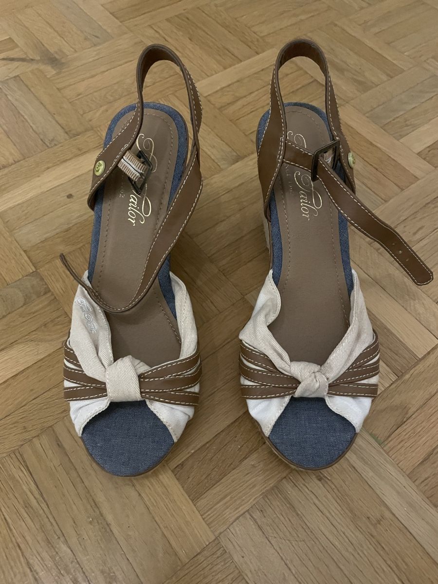 Tom Tailor Scarpe da donna: Sommersandale mit Absatz – Usato da Bonstetten venduto da Visor9