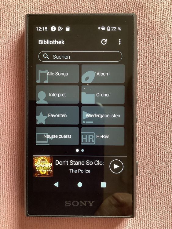 Sony Walkman NW-A306 32GB &ndash; Lettore Audio Ad Alta Risoluzione &ndash; Grigio