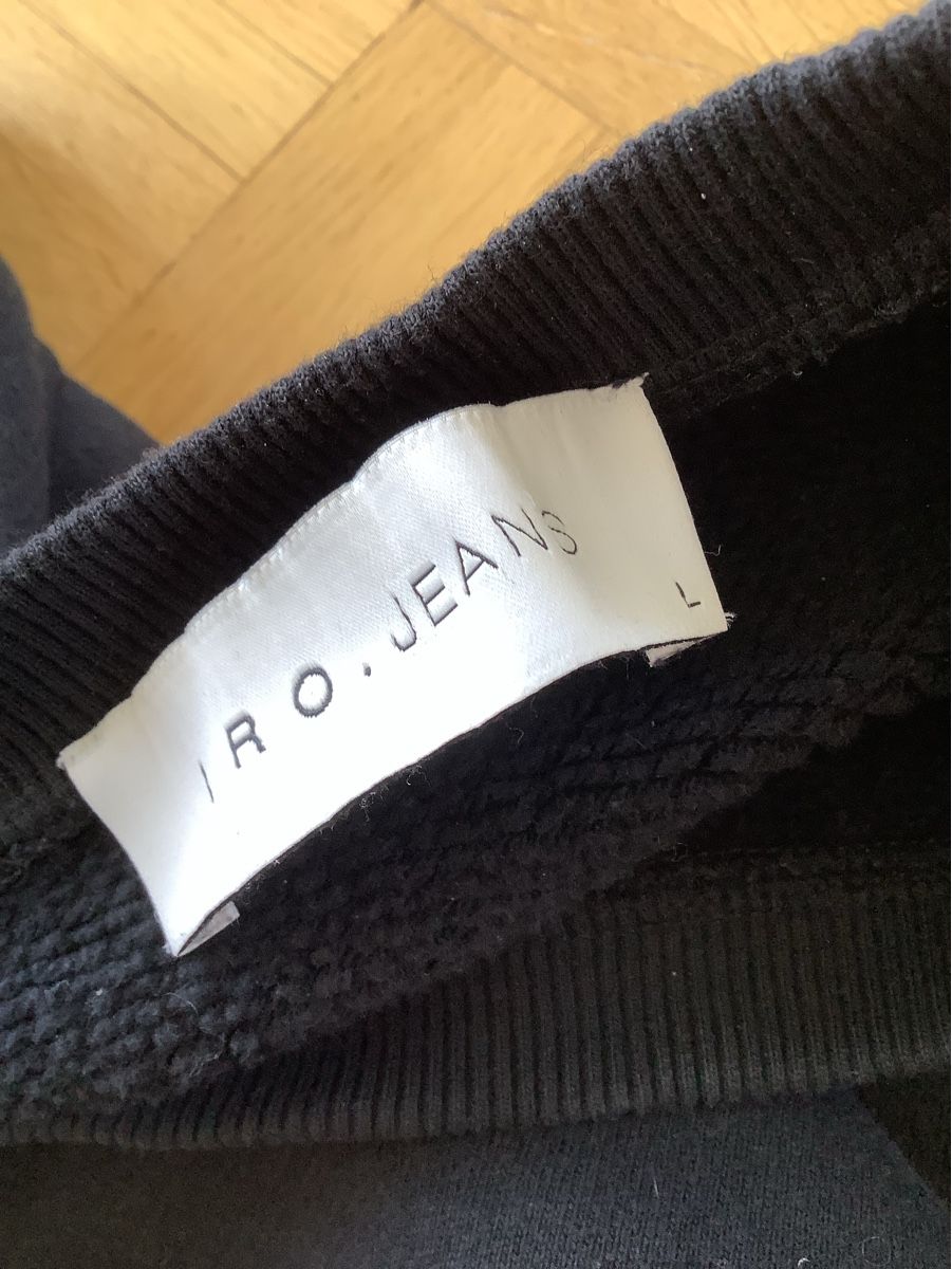 Iro Maglioni & Felpe: IRO Jeans Sweat Pullover schwarz 100% Cotton S – Usato da Stäfa venduto da loveforeverlove 4