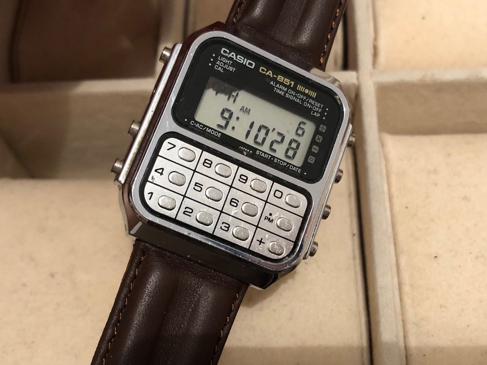 Montre Casio avec calculatrice fonctionne ann e 1980 Kaufen auf