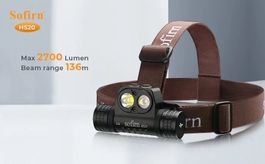 Sofirn HS20 Dual LED max. 2700 Lumen. 6000-6500k / XHP50.2