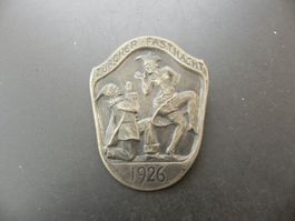 Plakette Zürcher Fasnacht 1926