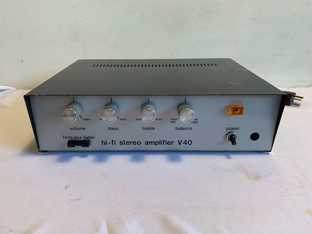 Préampli Réaliste Vintage Préamplificateur Stéréo Hi-Fi Realiste Vintage Modèle 42-2101A - 120V 60Hz - Occasion Fonctionnel Pre Ampli Pour Platine Vinyle