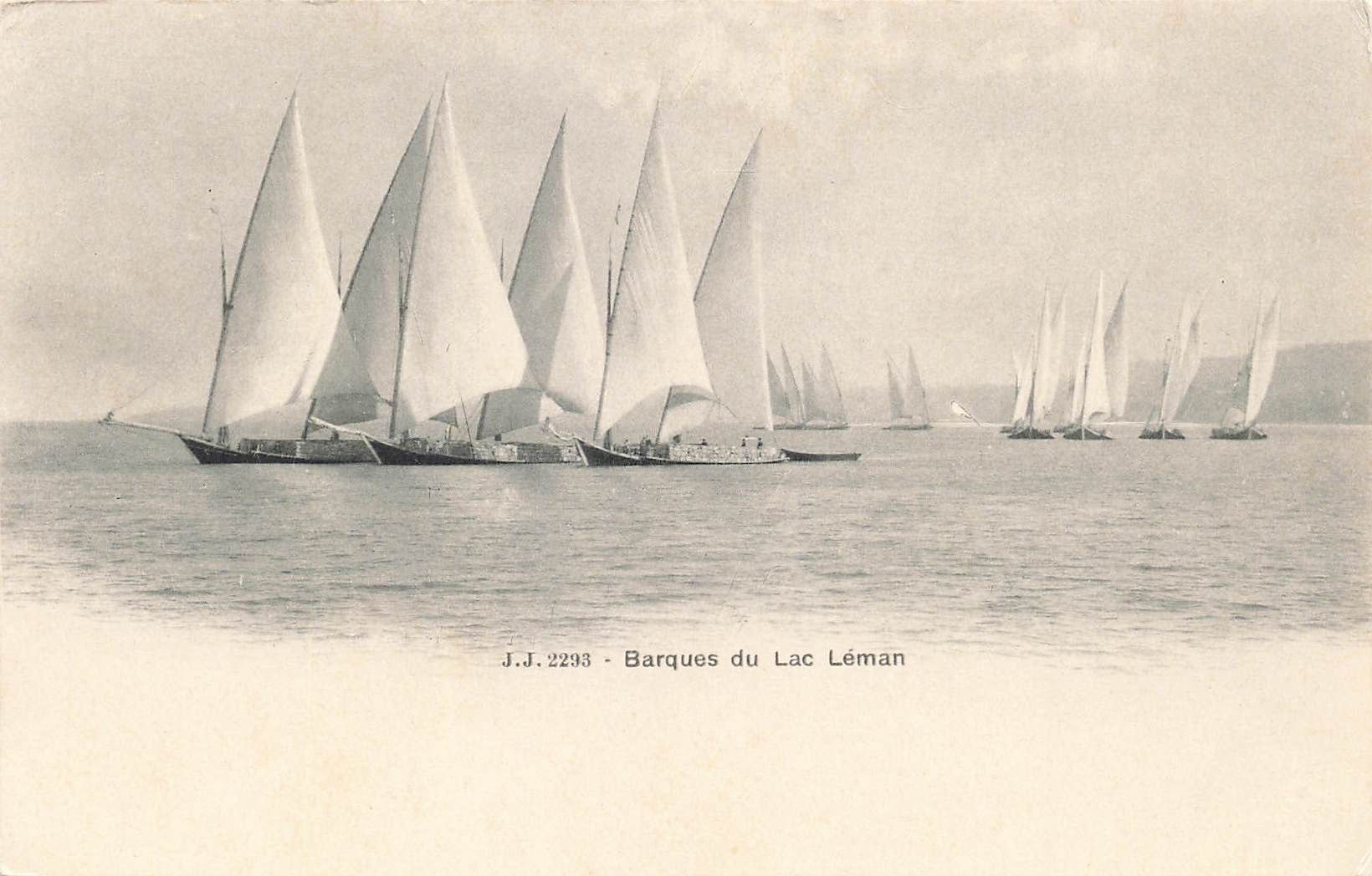 Cartes postales: Lac Leman Barche a vela – D'occasion à Biasca par Blenio71