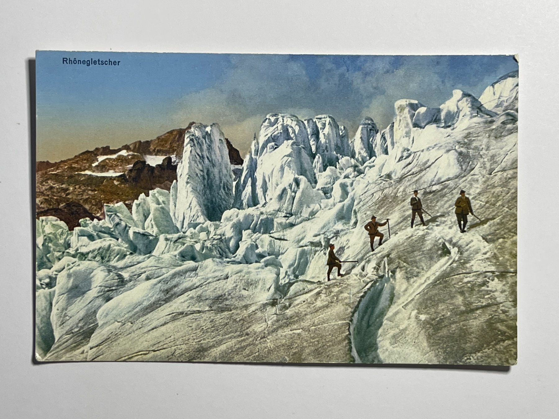 Cartoline postali: Rhonegletscher - Stempel Eisgrotte – Usato da Steg VS venduto da danwer74