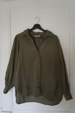 Chemise femme en velour côtelé t.38