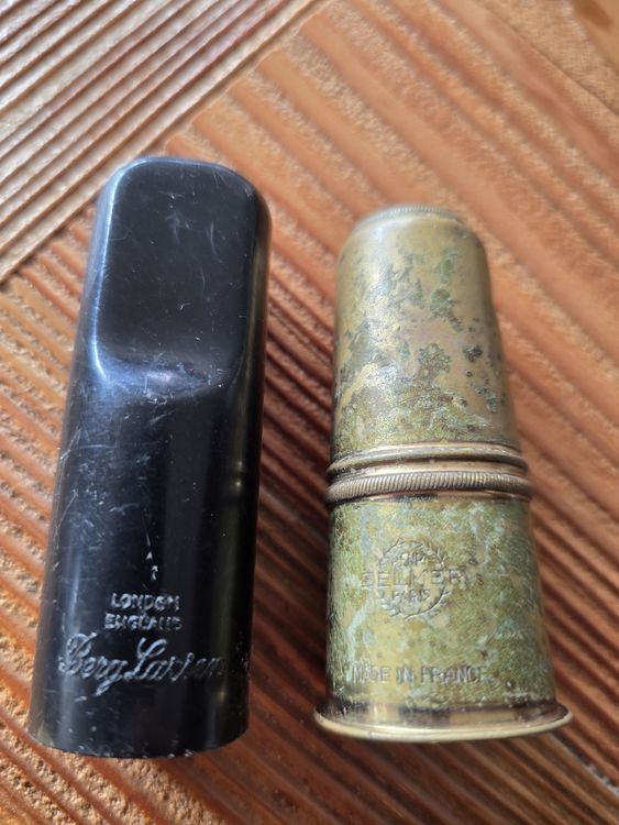Lot de 9 couvre-becs vintage pour saxophone – Selmer, Berg L (Gebraucht ...