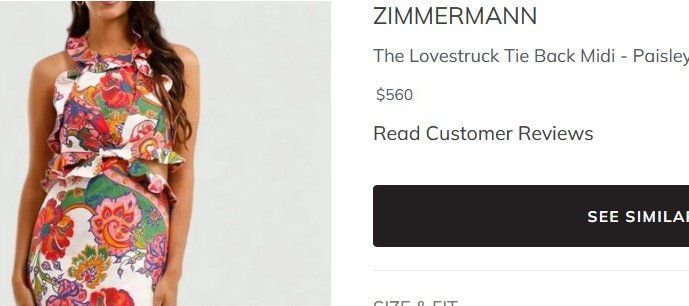 Zimmermann Vestiti: Zimmermann Kleid / robe  .36 – Usato da Collonges venduto da Auganien 2