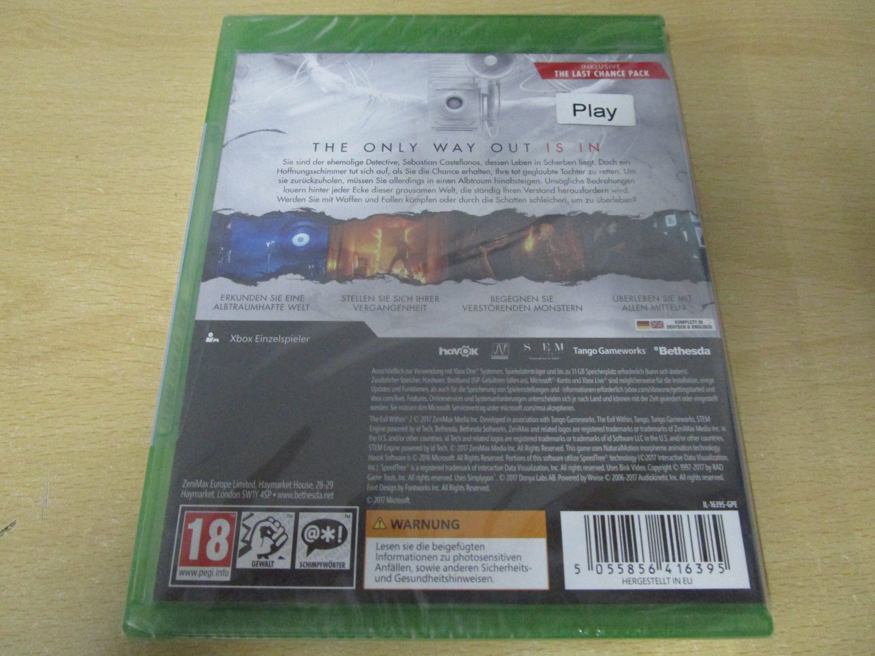 Microsoft Giochi: The Evil Within 2 - Xbox One - NEUWARE - X1 – Nuovo e nell'imballaggio originale da Goldau venduto da agestuffer 1