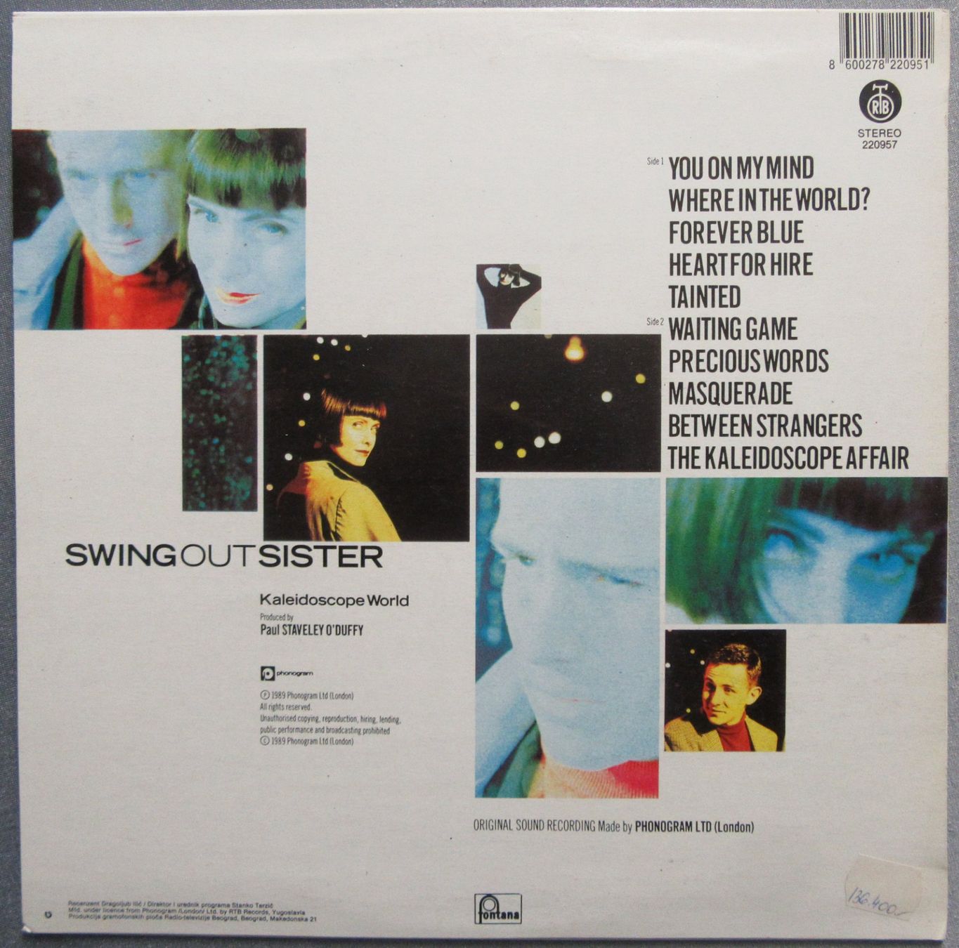 Dischi in vinile: LP - Swing Out Sister - Kaleidoscope World – Usato da Auenstein venduto da Padabimbim 1