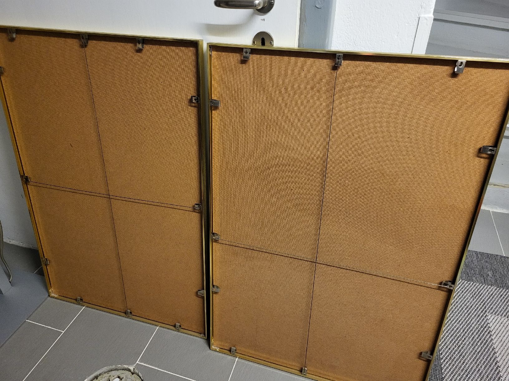 Cornici: 3 Bilderrahmen Metall goldfarben  – Usato da Dietlikon venduto da Yul_yy9w 2